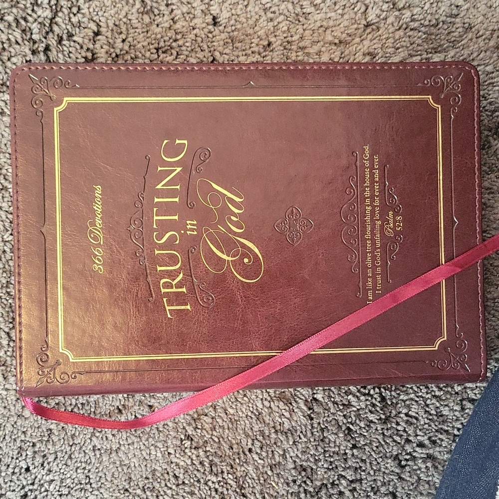 DONATING SOON Leather Devotional